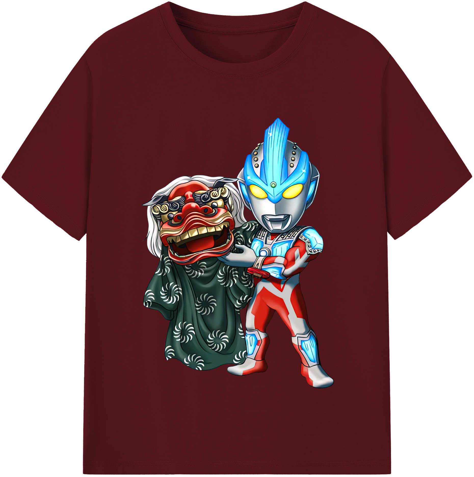 （画像用） ウルトラマン Ultraman 綿100％半袖Tシャツ（フロントプリント）